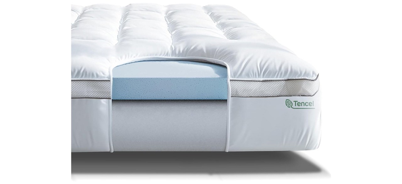 Viscosoft 4-Inch Dual-Layer Gel-Infused Mattress Topper
