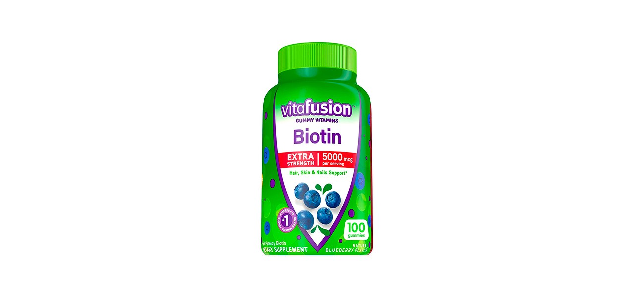 Best VitaFusion Biotin Extra Strength Natural Blueberry