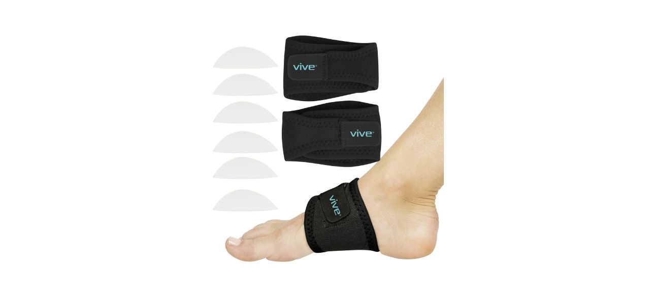 VIVE Plantar Fasciitis Strap for Foot Pain, High Arches & Flat Feet