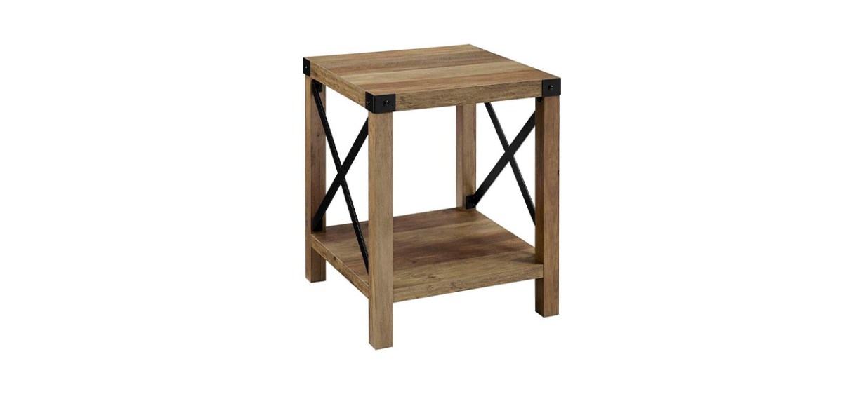 Best Walker Edison Sedalia Modern Farmhouse Side Table