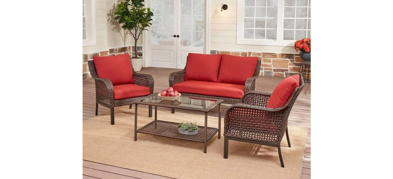 Mainstays Tuscany Ridge 4-Piece Conversation Set 