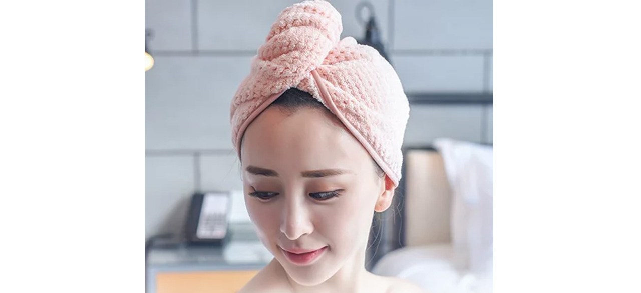 SUPTREE Microfiber Hair Towel Turban Wrap