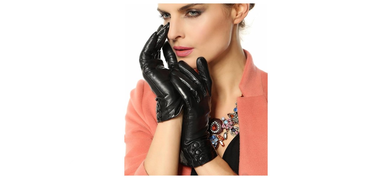 Warmen Women's Nappa Leather Gloves