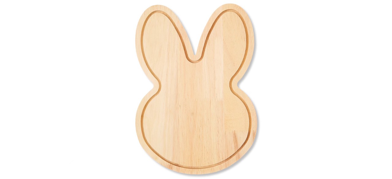 Way To Celebrate Wooden Bunny Head Serving Board