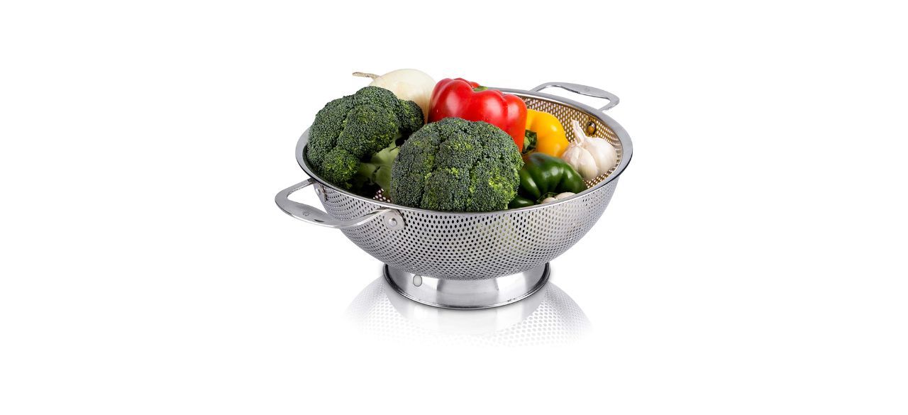 LiveFresh Stainless Steel 5-Quart Colander