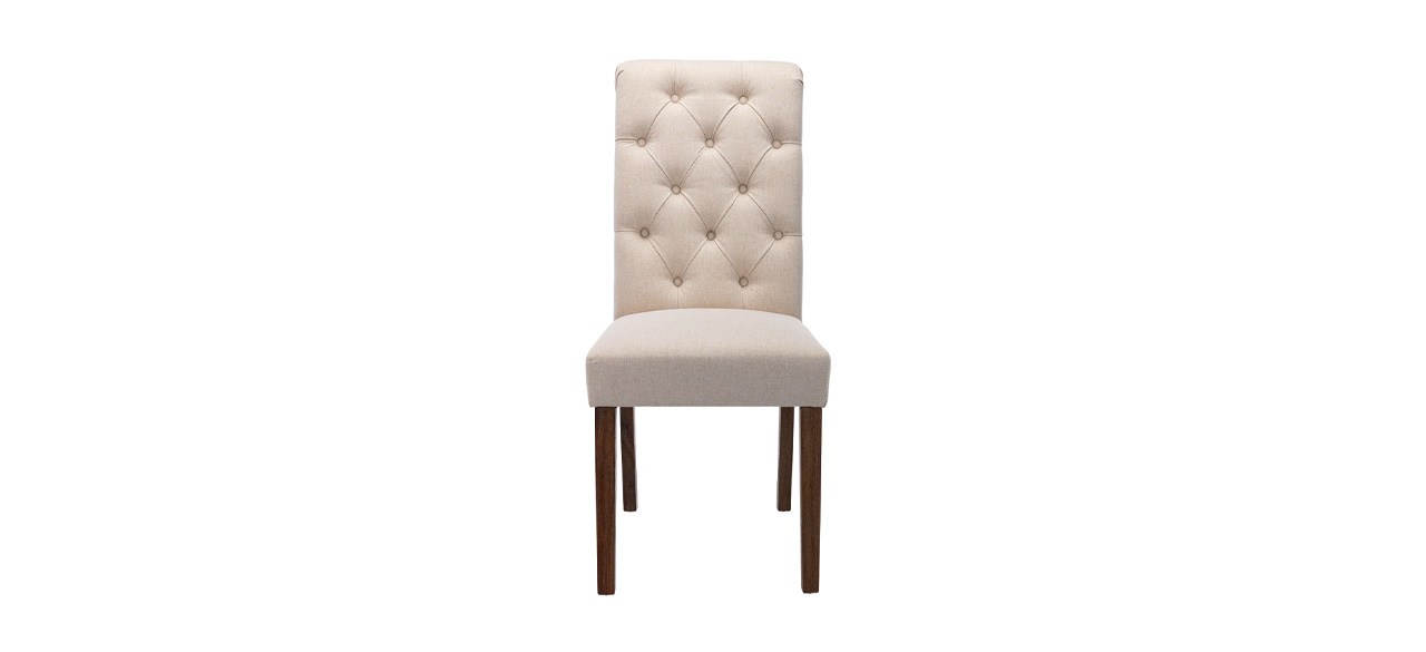 Andover Mills Bookout Tufted Upholstered Wooden Dining Chairs