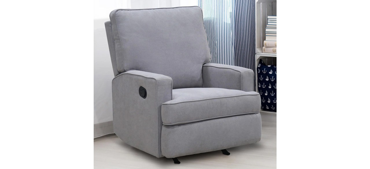 Best Greyleigh Emily Upholstered Reclining Rocking Chair