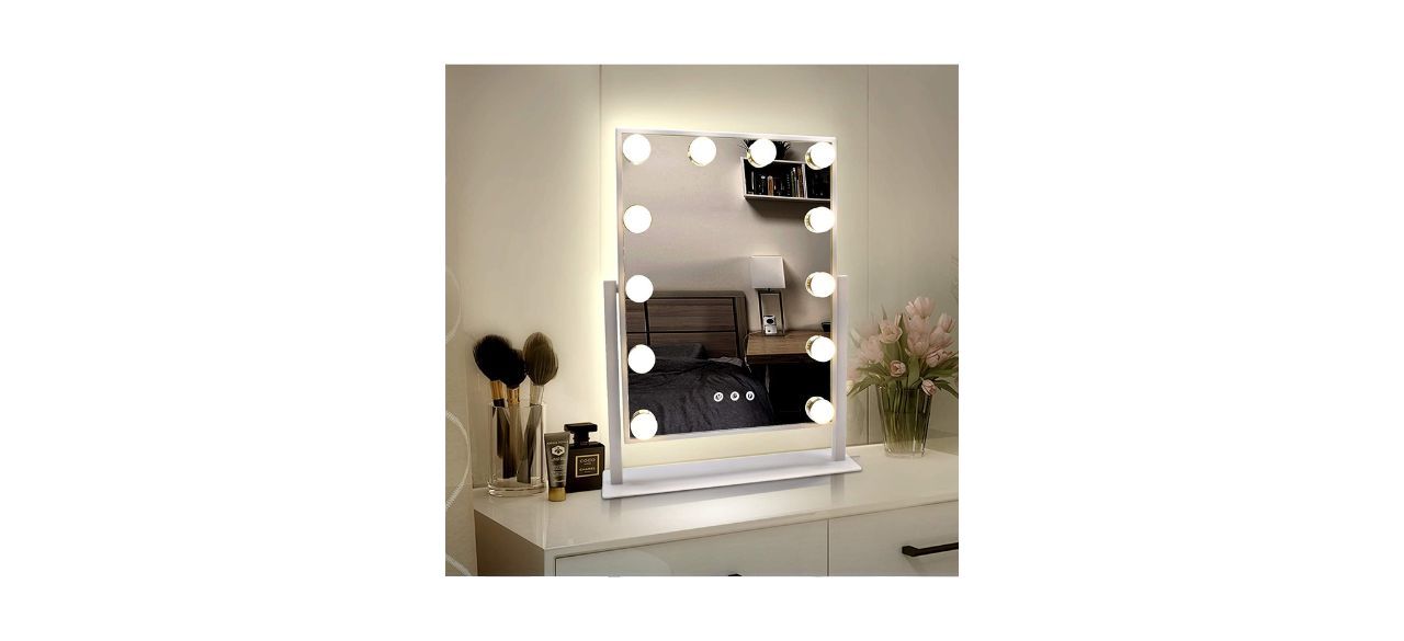 WEILY Hollywood Makeup Mirror with Lights