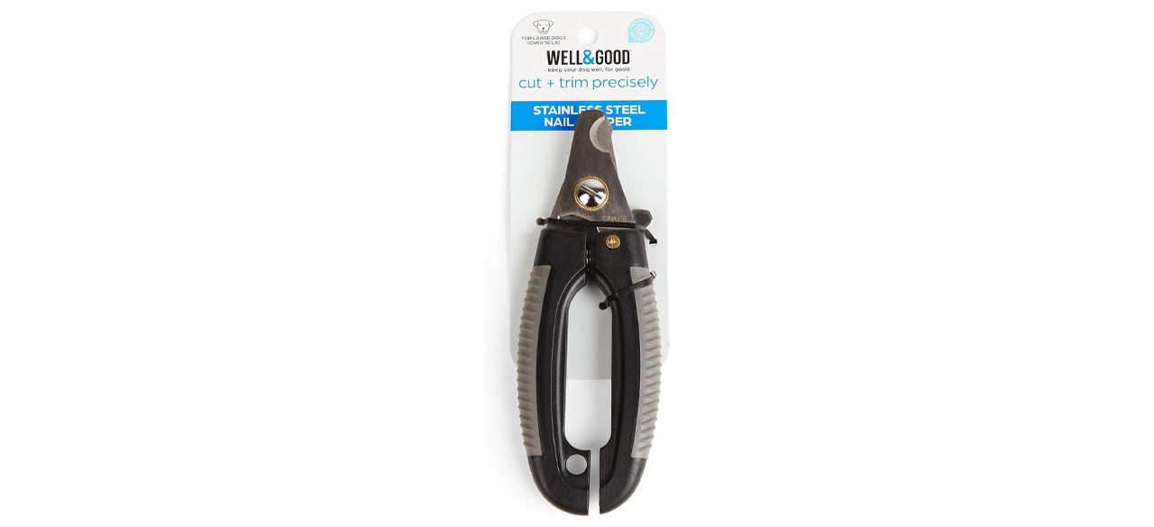 Well & Good Stainless Steel Nail Clippers for Large Dogs