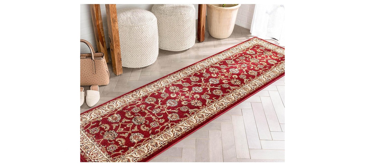 Well Woven Barclay Sarouk Red Traditional Runner