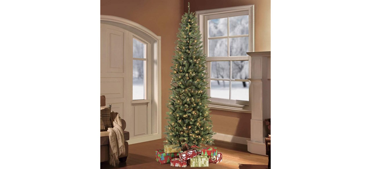 Best Puleo International 7.5 Foot Pre-Lit Fraser Fir Artificial Tree