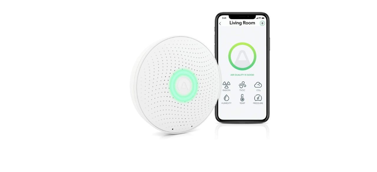 Airthings Battery-Powered Air Quality Monitor