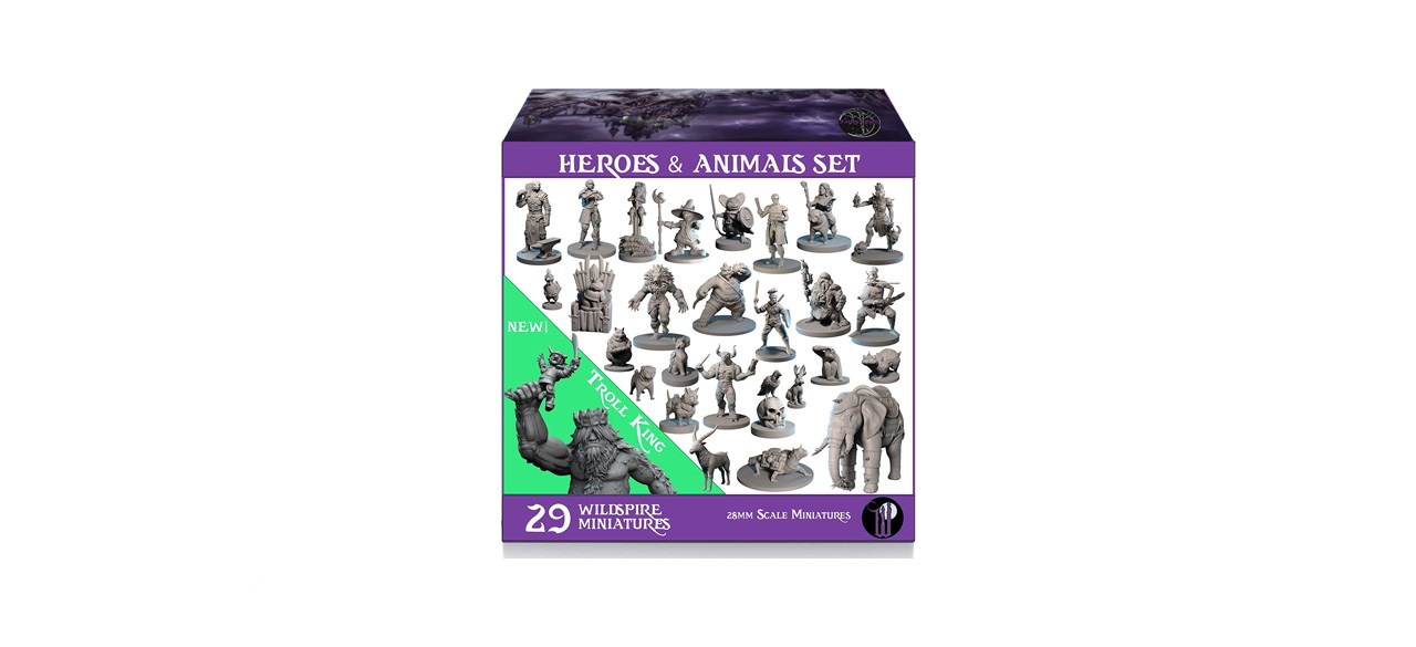 best Wildspire Heroes, Animals, and Troll Miniatures for D and D