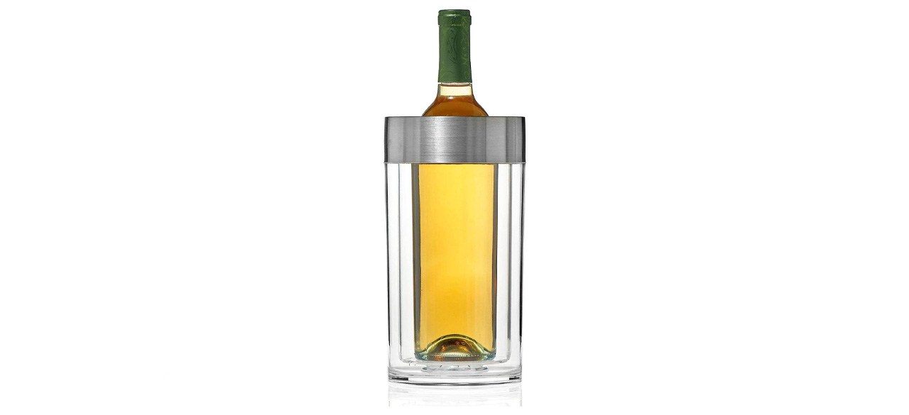 Wine Enthusiast Double Walled Iceless Wine Bottle Chiller