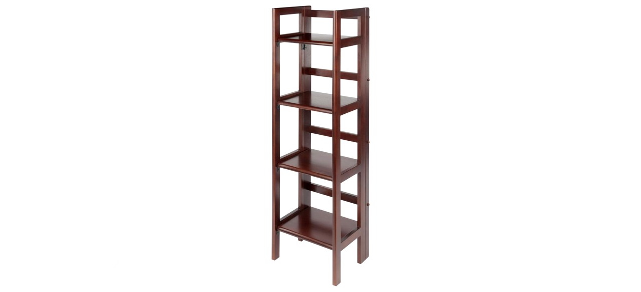 Winsome Wood Four-tier Folding Terry Shelving
