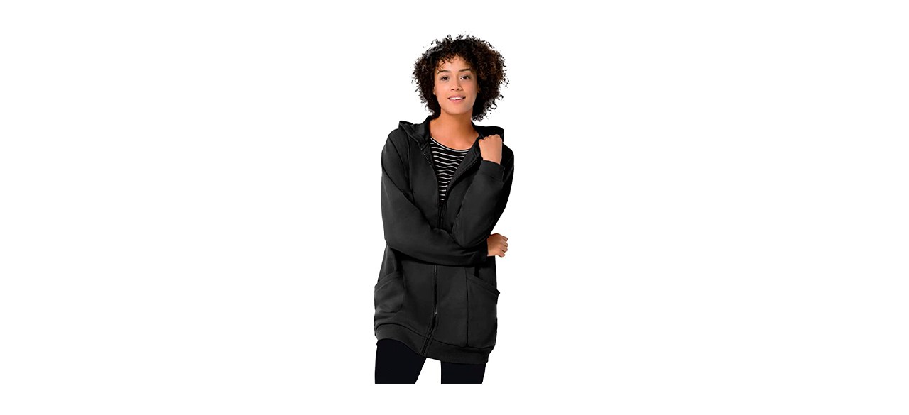 Best Woman Within Plus Size Zip-Front Hoodie Jacket