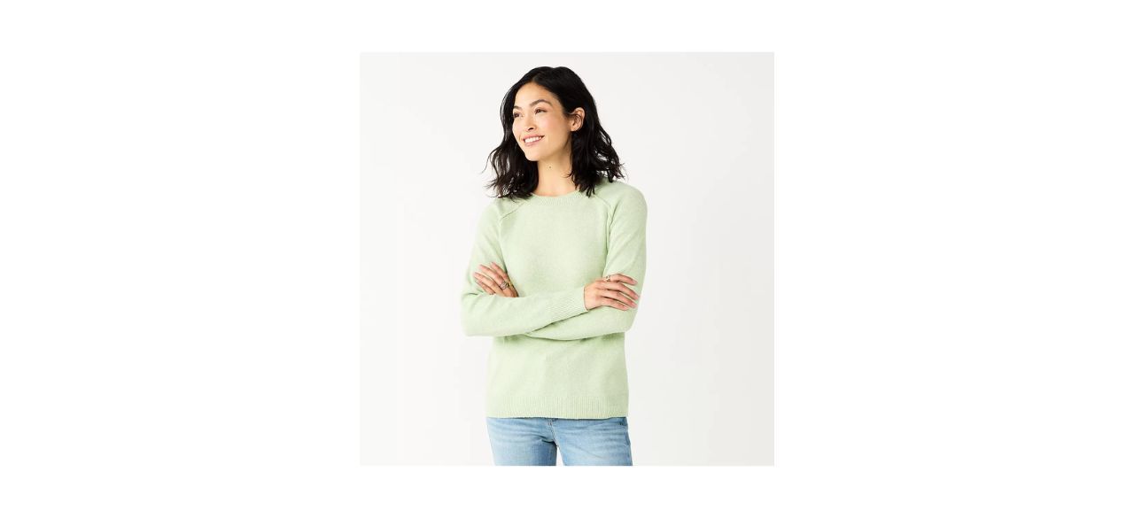 Best Womens Sonoma Goods For Life Pull-On Raglan Sweater