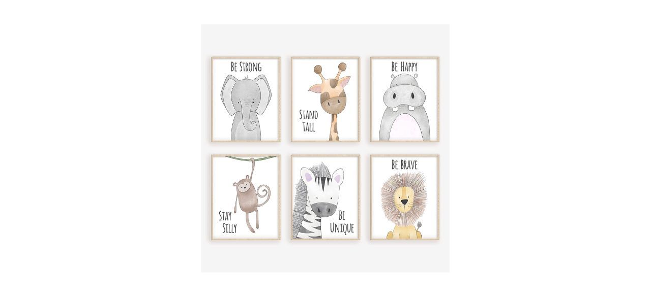 World Of Wall Art Baby Jungle Wall Decor