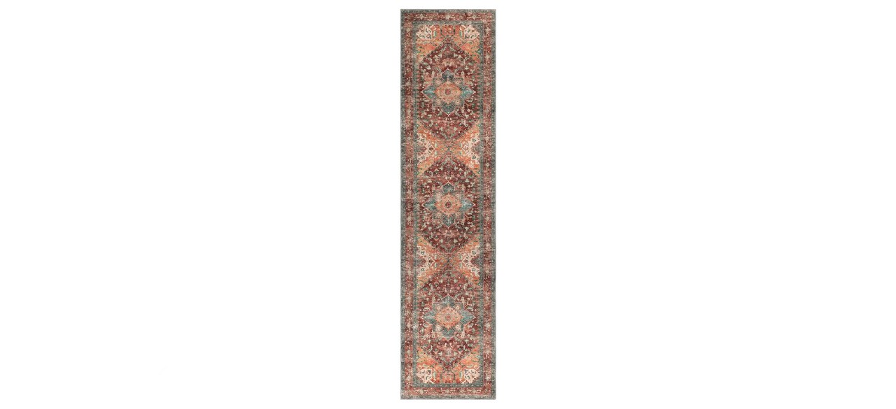 Yamaziot Washable Runner Rug, 2x8 Nonslip Boho Vintage Hallway Rug