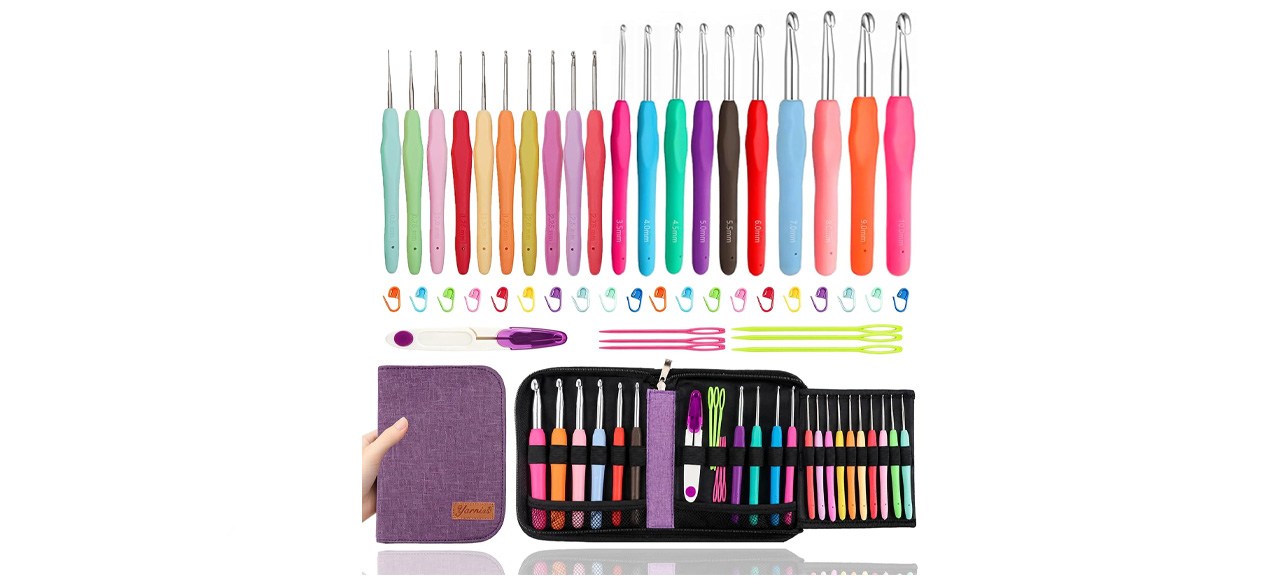 Yarniss Ergonomic Crochet Hooks Set for Beginner