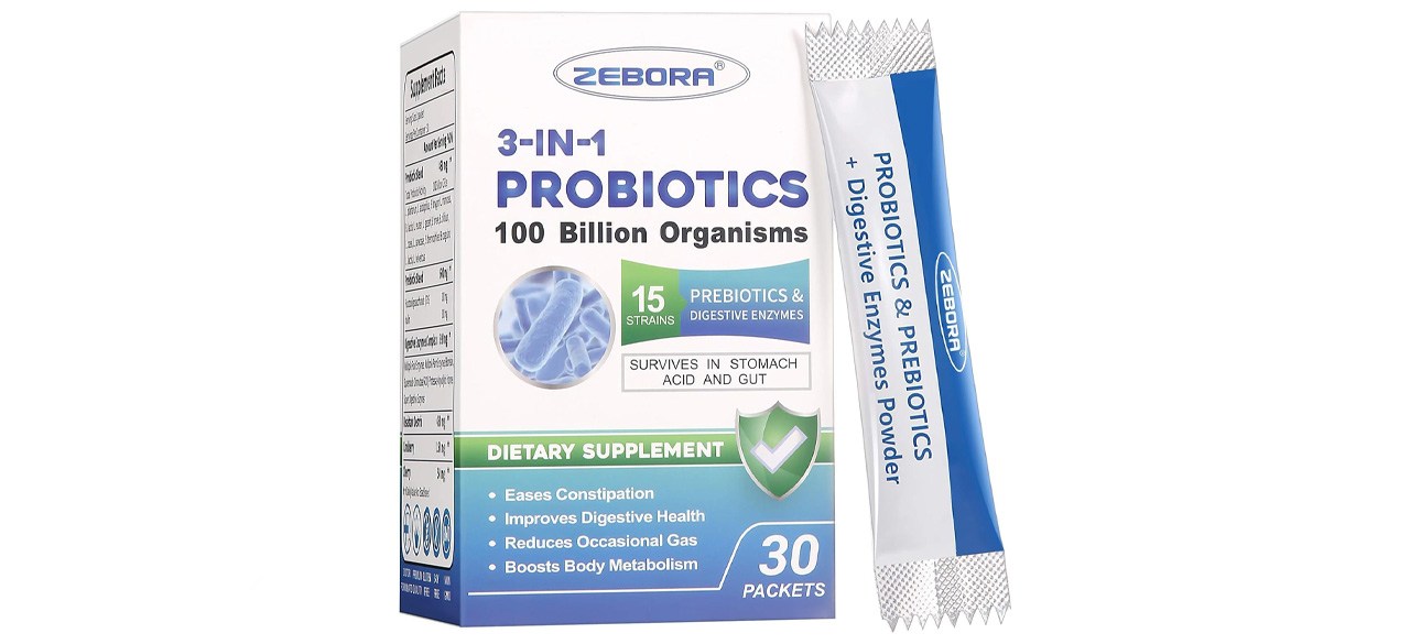 Zebora Probiotics for Women 100 Billion CFU with Prebiotics and Enzymes
