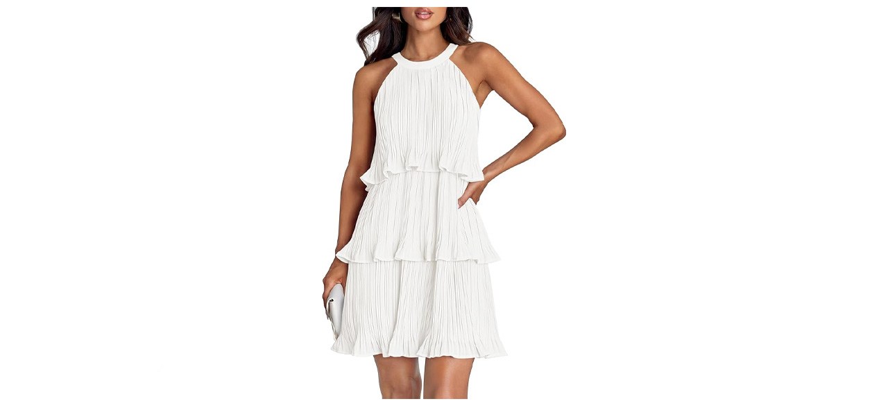 ZESICA Women's 2025 Summer Halter Dresses