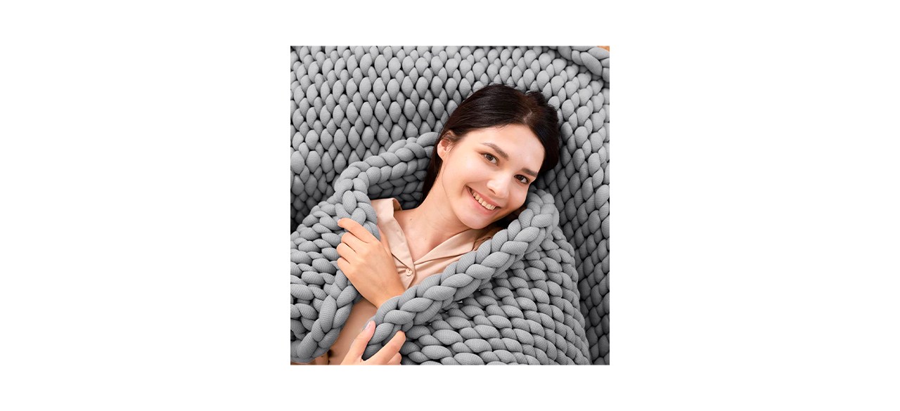 Best Zonli Cooling Knitted Weighted Blanket