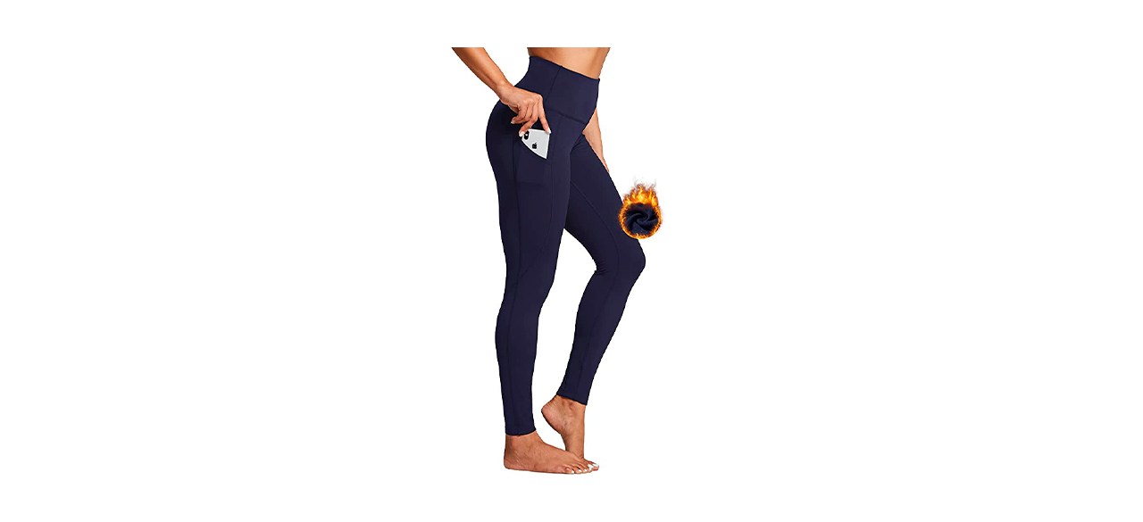  ZUTY Fleece Lined Leggings Women Water Resistant