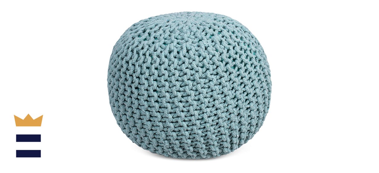 Birdrock Home Round Pouf