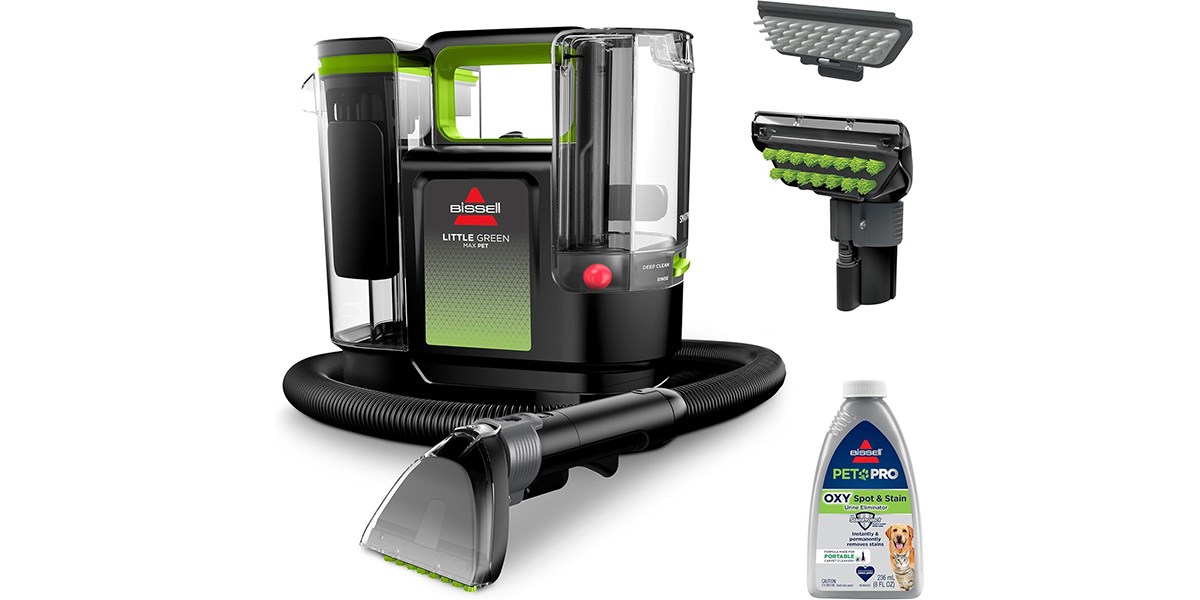 BISSELL Little Green Max Pet SmartMix Portable Carpet Cleaner