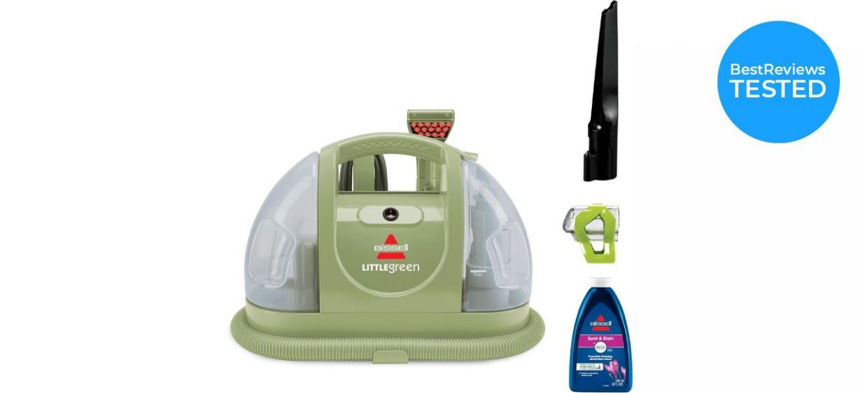 BISSELL Little Green Multi-Purpose Portable Carpet and Upholstery Cleaner BISSELL Little Green Multi-Purpose Portable Carpet and Upholstery Cleaner