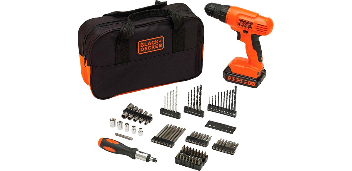 BLACK+DECKER 20V MAX* POWERCONNECT Cordless Drill Kit 