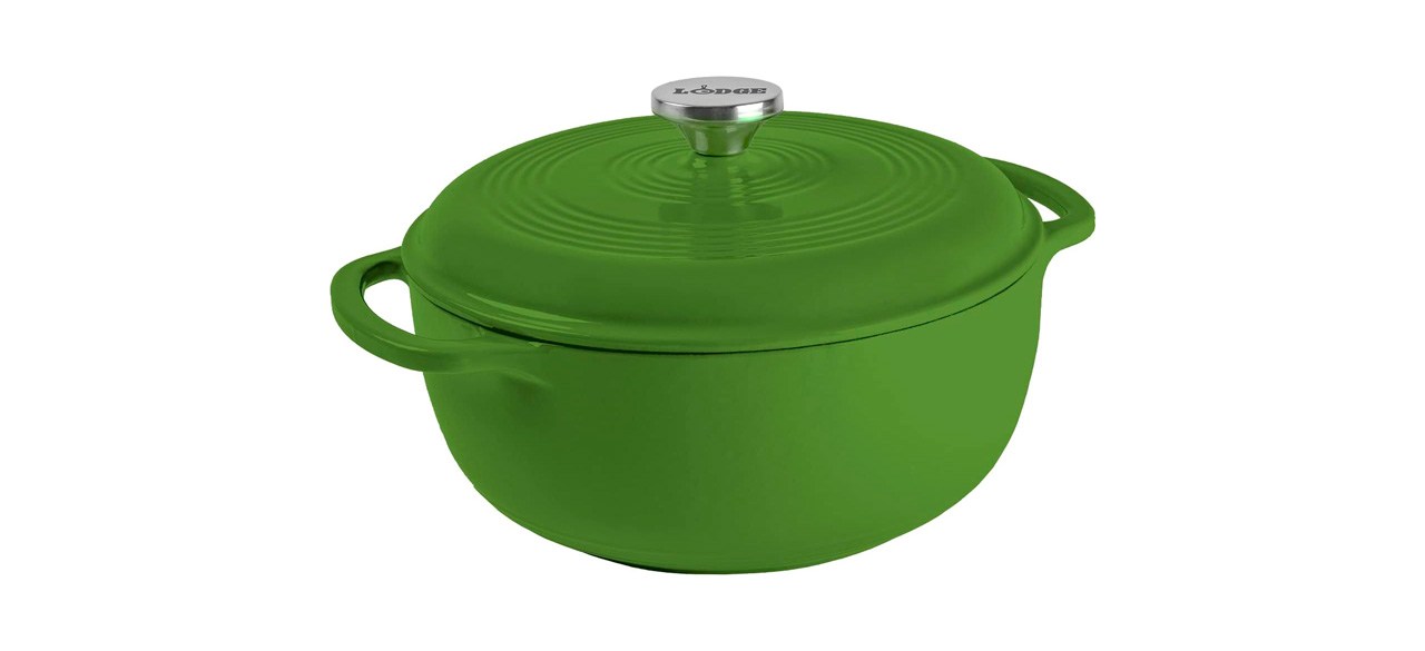 Lodge 6-Quart Enameled Cast Iron Dutch Oven