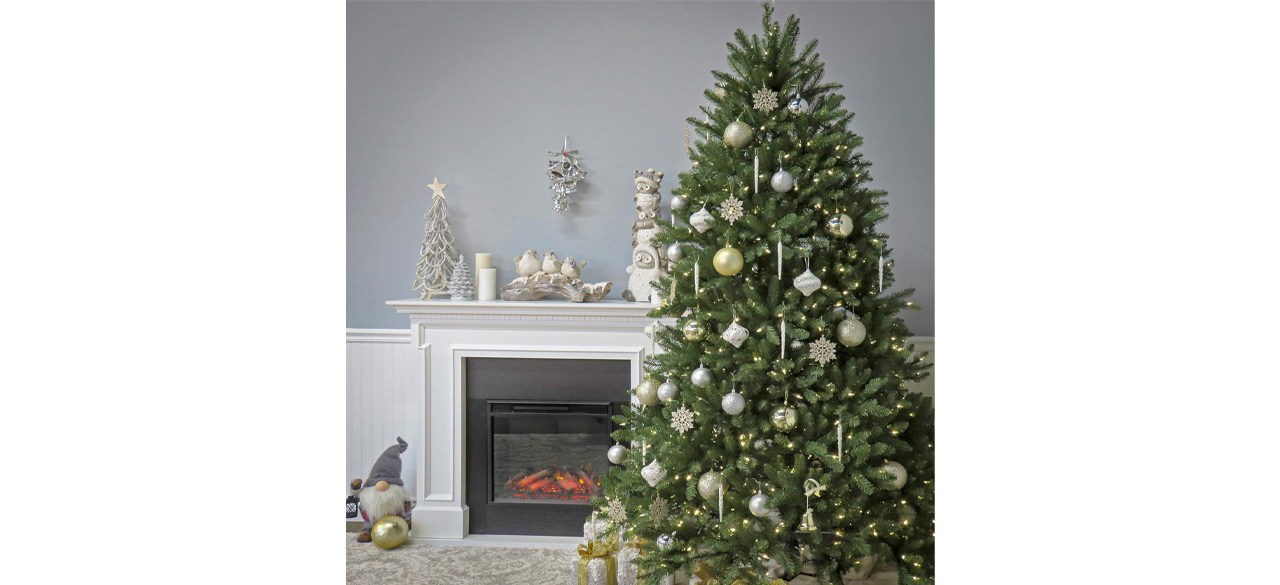 National Tree Company Pre-Lit Artificial Dunhill Fir Christmas Tree