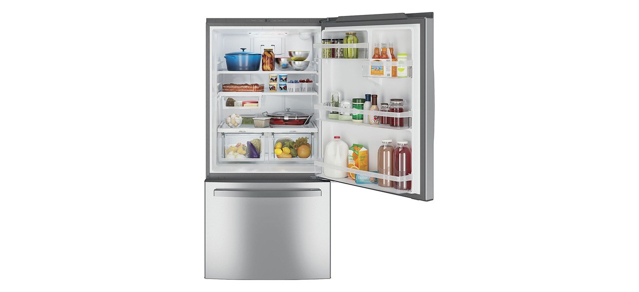 GE Bottom-Freezer Refrigerator