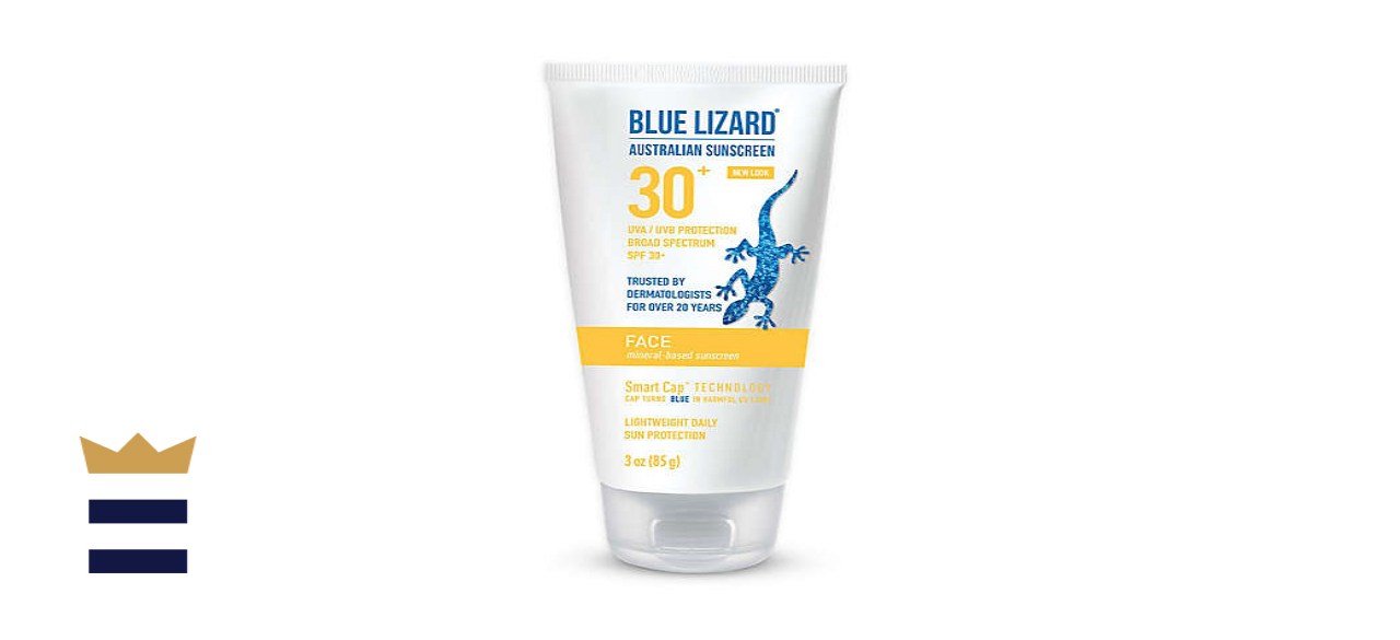 blue lizard zinc oxide sunscreen