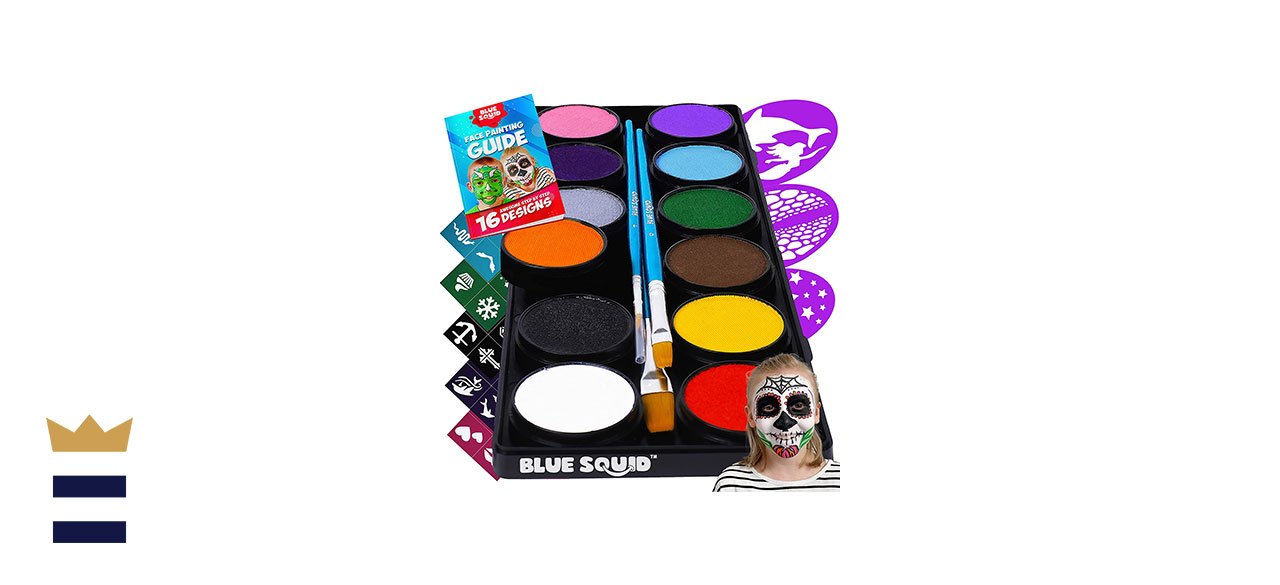 Blue Squid Face Paint Kit 