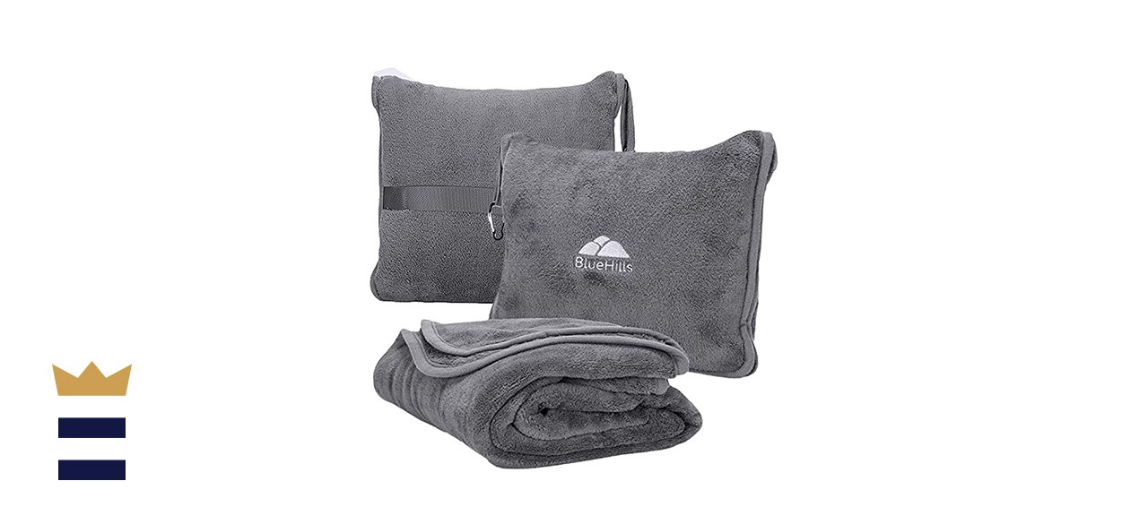 BlueHills Premium Soft Travel Blanket 