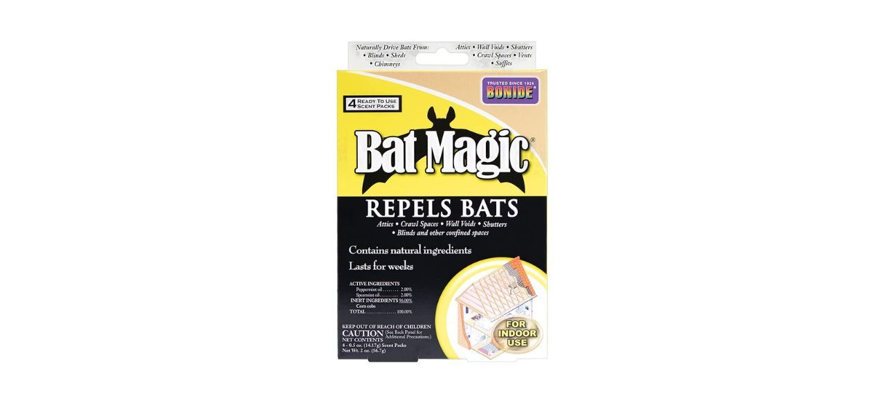 Bonide Bat Magic Four-Pack Of Bat Repellent Scent Packs