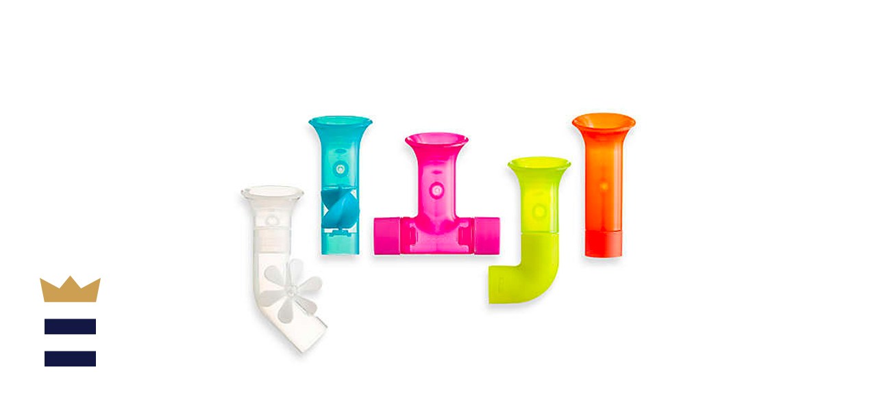 boon PIPES 5-Piece Building Bath Toy Set