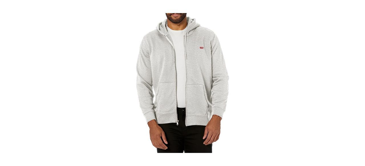 White Men Core Zip Up Hoodie - amazon prime