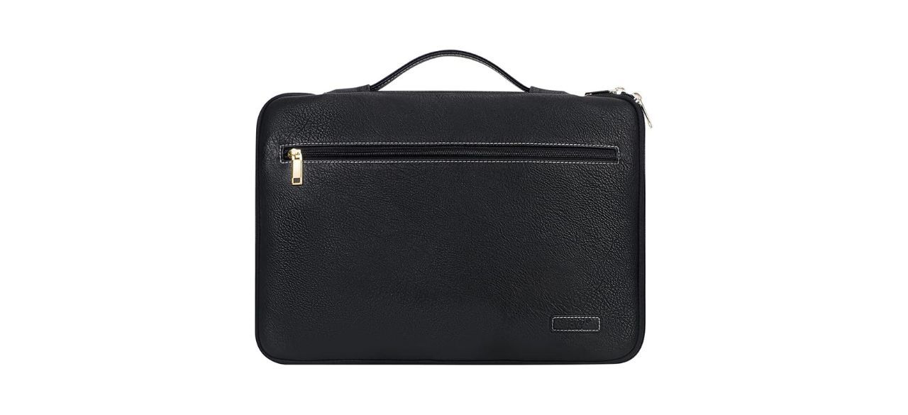 FYY Premium Leather Laptop Sleeve Case