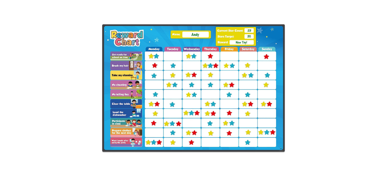  inamio Reward Chart for Kids