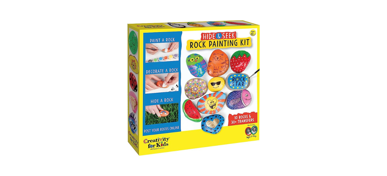 Creativity for Kids Hide & Seek Rock Painting Kit