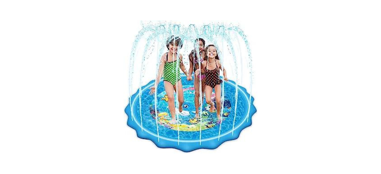 Mademax Upgraded 79" Splash Pad,