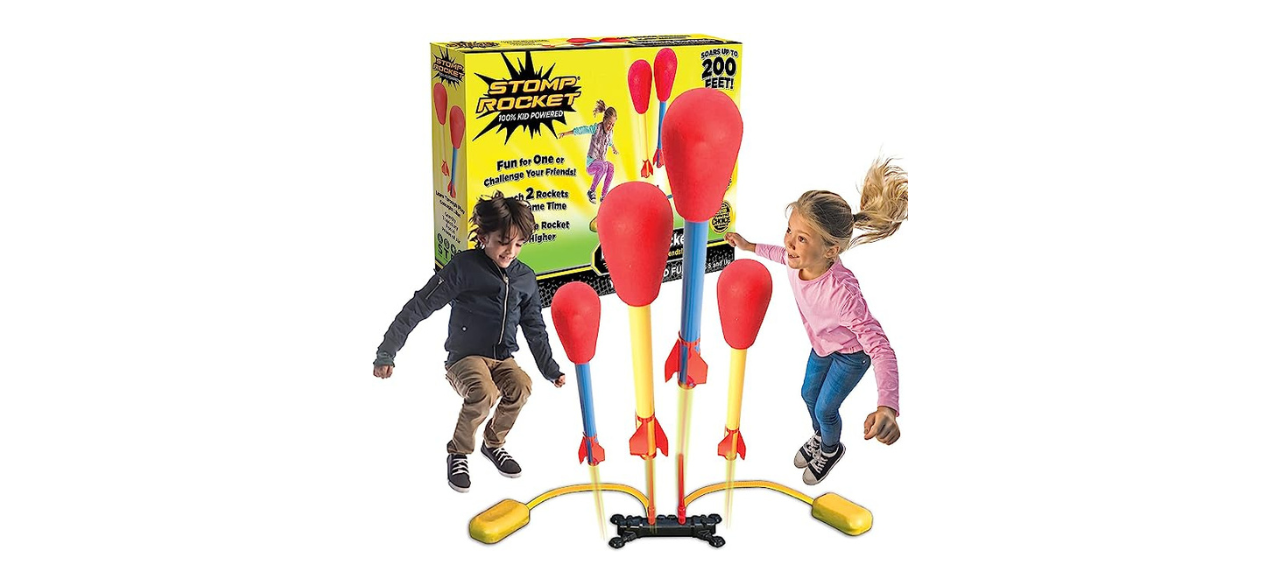 Stomp Rocket Original Dueling Rocket Launcher for Kids