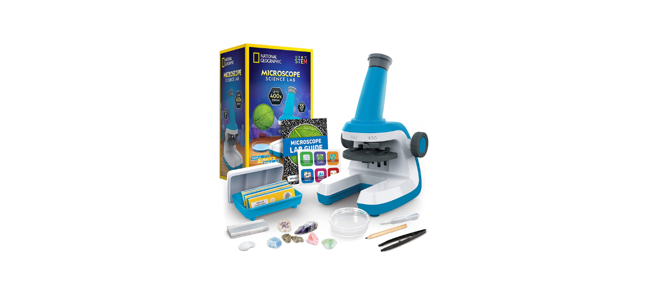  NATIONAL GEOGRAPHIC Microscope for Kids - Science Kit with an Easy-to-Use Kids Microscope