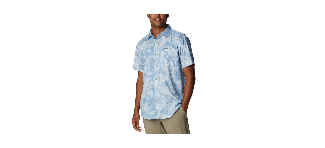 Club Room Men’s Winslow Tropical Print Shirt