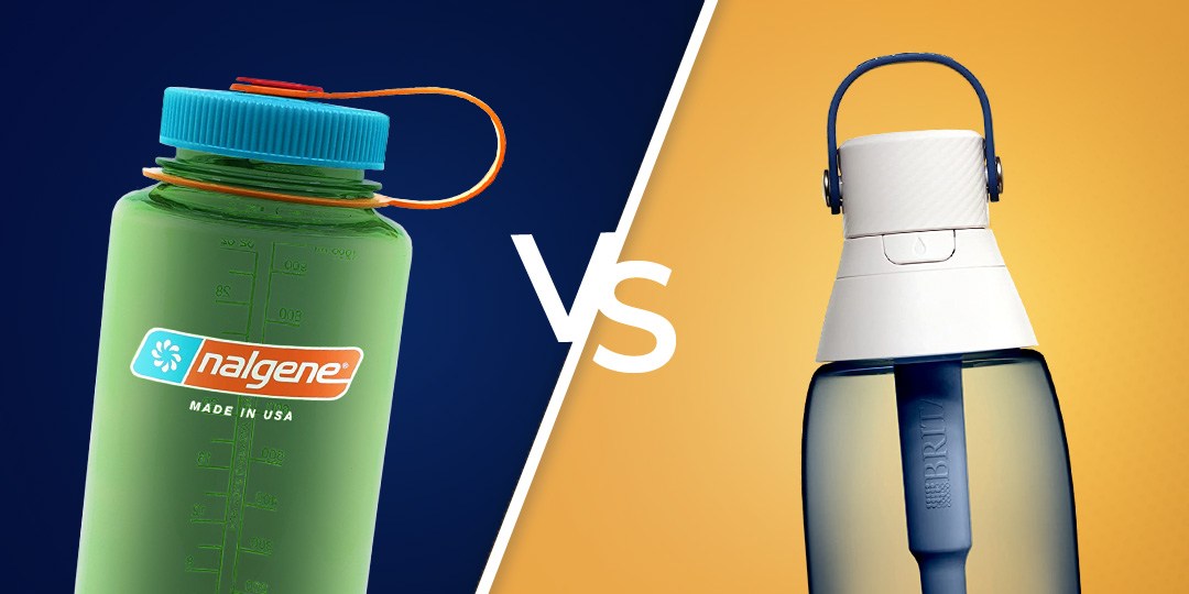 Brita Insulated Filtered Water Bottle vs. Nalgene Sustain BPA-Free Water Bottle