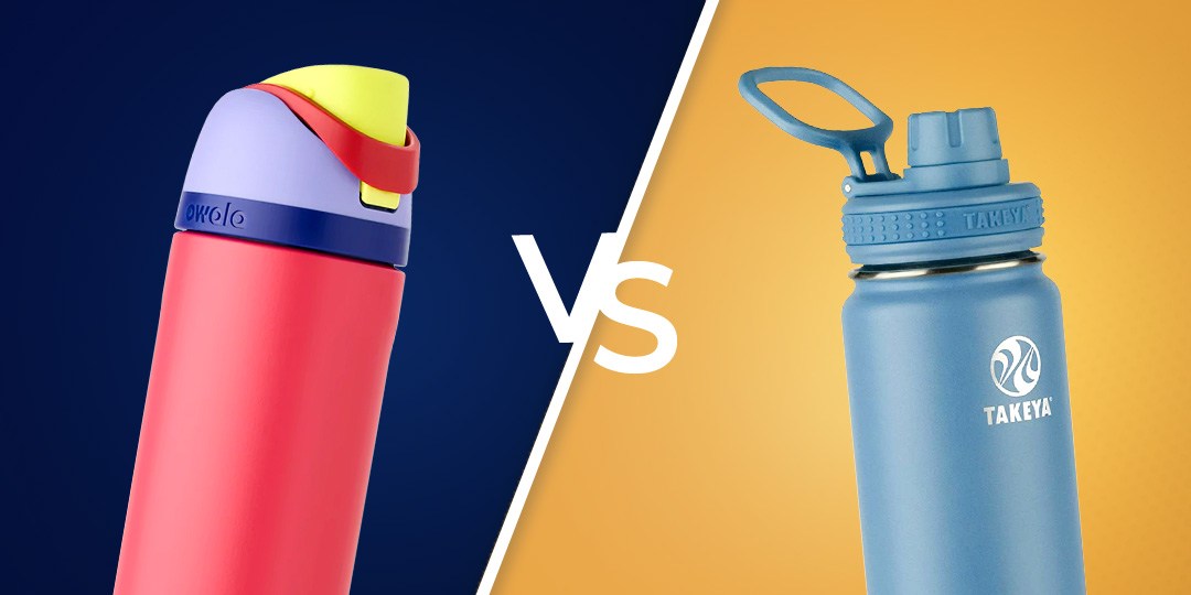 Takeya Actives Insulated Water Bottle vs. Owala FreeSip